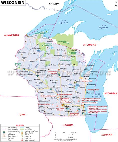 Map Of Michigan And Wisconsin Border – Interactive Map