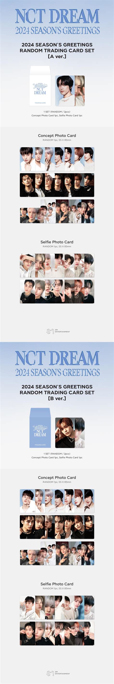 NCT DREAM TRADING CARD SET 2024 SEASON S GREETINGS MUSICA