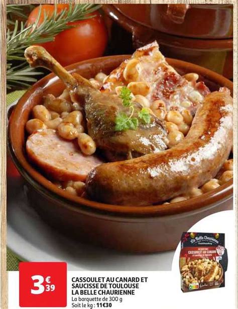 Promo Cassoulet Au Canard Et Saucisse De Toulouse La Belle Chaurienne