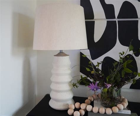 White Table Lamp Modern Lamp Bedside Table Lamp Living Room - Etsy