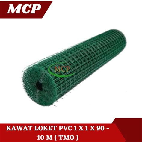 Jual KAWAT LOKET HIJAU PVC 1 INCH KAWAT RAM AYAKAN KANDANG Kota