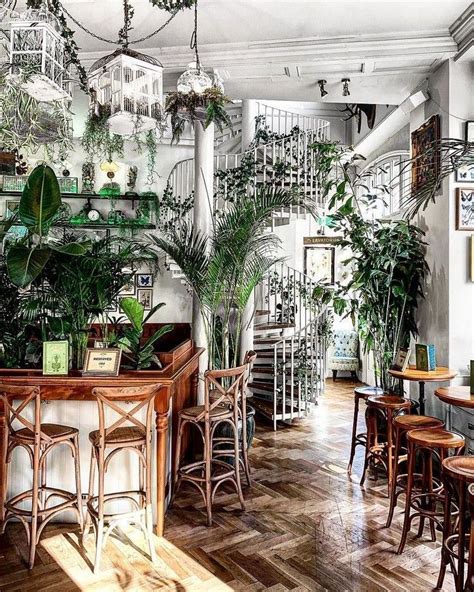 Cozy Plant Cafe Aesthetic | Interiors dream, Decor design, Design