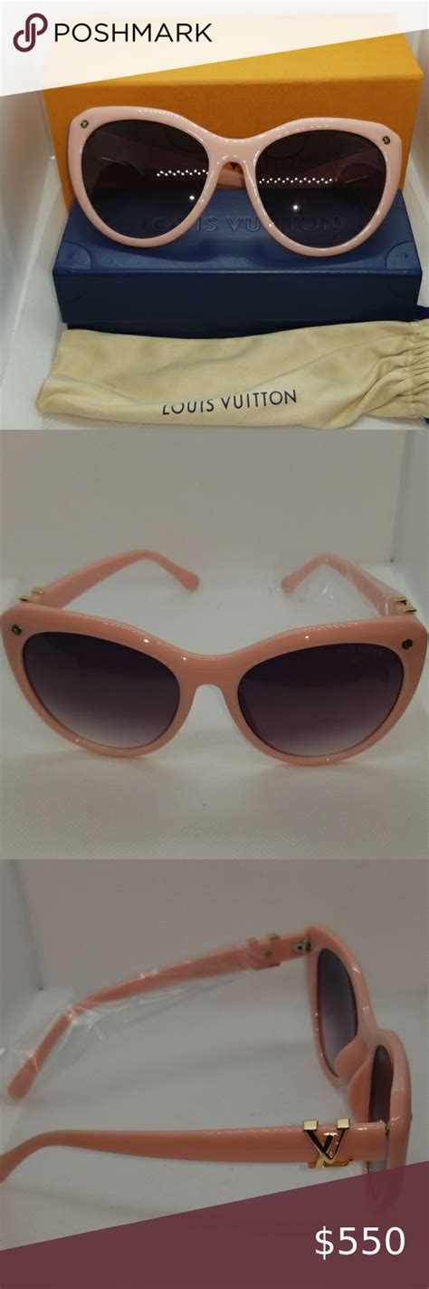 Authentic Louis Vuitton Cat Eye Sunglasses Nwot Authentic Louis Vuitton Womens Pink Cat Eye