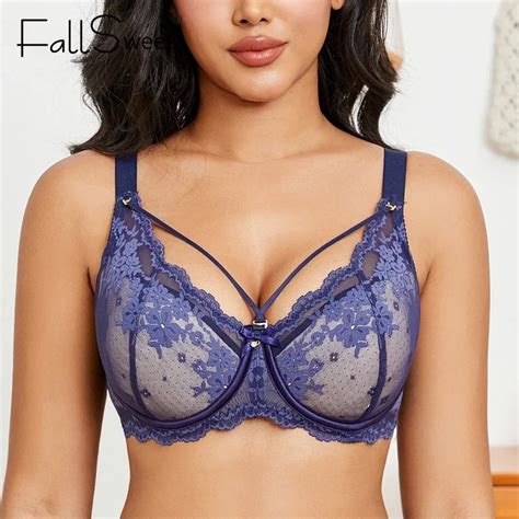 FallSweet Push Up Bra For Women Plus Size Wired Underwear Sexy Lace Hollow Out Lingerie Shopee