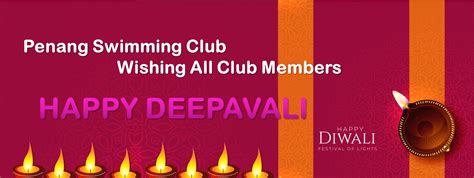 Deepavali banner - Penang Swimming Club