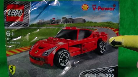 Lego Shell V Power Ferrari F12 Berlinetta Set 40191 Youtube