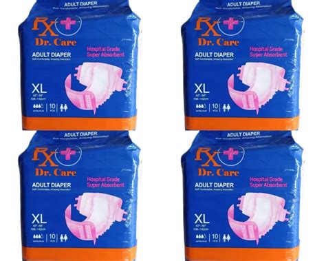 Rx Dr Care Adult Diaper Tape Xl 4packs 10pcs Pack Lazada Ph