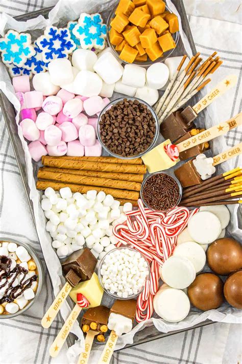 Hot Chocolate Charcuterie Board Trop Rockin