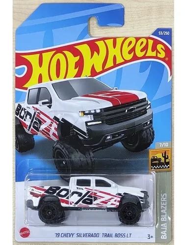 Hot Wheels 19 Chevy Silverado Trail Boss Borla Lote N 2022 MercadoLivre