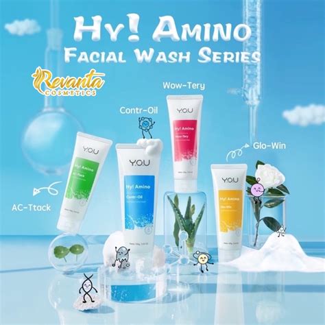 Jual You Hy Amino Facial Wash 100gr Shopee Indonesia