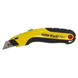 Stanley FatMax Retractable Knife Utility Box Cutter includes 5 blades ...