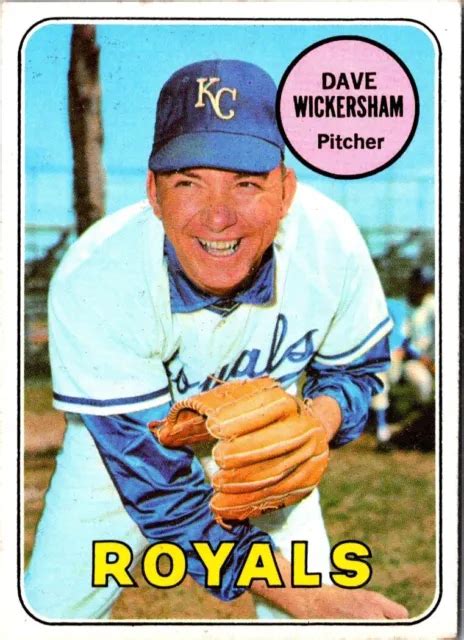 Carte De Baseball Topps Dave Wickersham Kansas City Royals