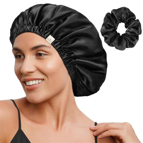 Amazon YANIBEST Satin Bonnet Silk Bonnet Hair Bonnet For Sleeping