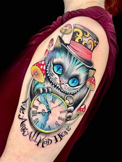 Cheshire Cat Tattoo Designs: A Journey into Wonderland | Art and Design