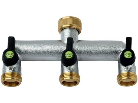 Brass 3 Way Garden Tap Adaptor Access Garden Products