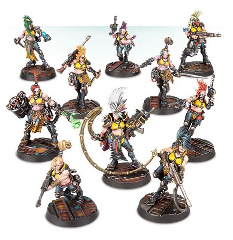 Necromunda Escher Gang Xenomorphe