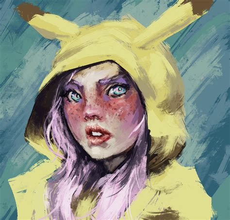 Pikachu Girl By Okuhaku On Deviantart