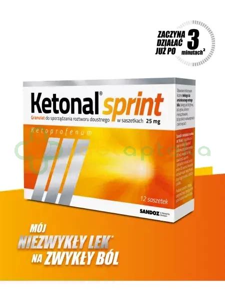 Ketonal Sprint Max Mg Saszetek W Apteka Internetowa Abcapteka Pl