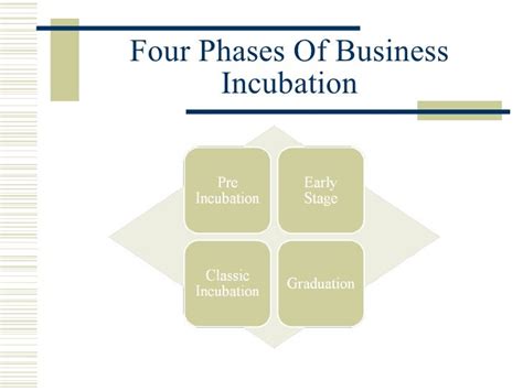 business incubation