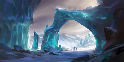 Jordan Grimmer - Ice Passage: Digital Painting Process