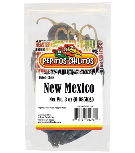 Toluca Foods Inc Chile New Mexico Pepitos Chilitos Chile New Mexico