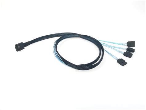 Amazon Oculink Right Angle SFF 8611 Host To 4 X SATA Target Cable