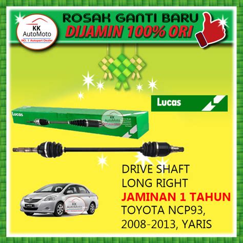 Batang Toyota Vios Ncp Yaris Original Lucas Drive