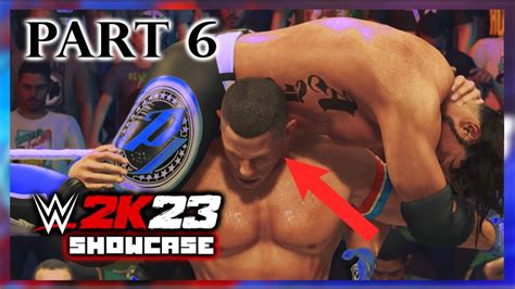 A PHENOMENAL CLASH JOHN CENA VS AJ STYLES WWE 2K23 SHOWCASE PART 6