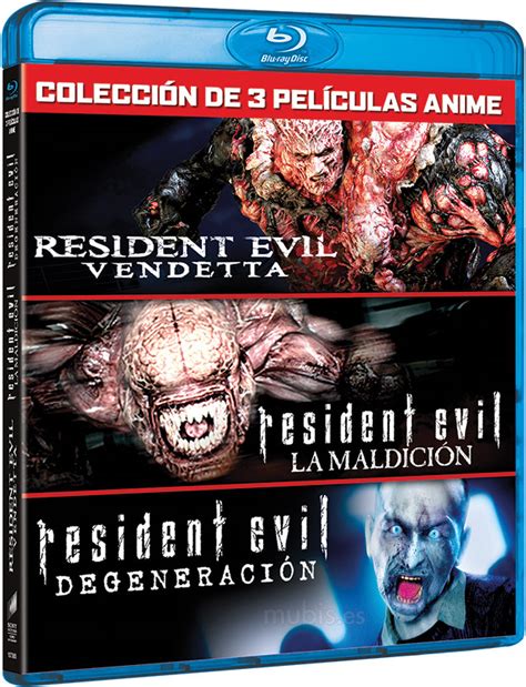 Resident Evil Colección 3 películas de Anime Blu ray