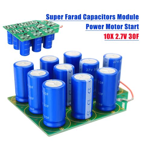 27v 3f Super Farad Capacitors Module Power Motor Start Supercapacitors