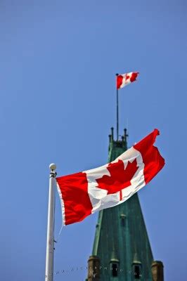 Photo Peace Tower Canadian Flag Parliament Hill Ottawa - Canadian Girls ...