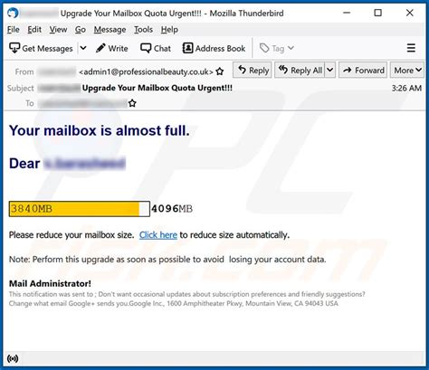 Your Mailbox Is Full Email Scam Removal And Recovery Steps Updated