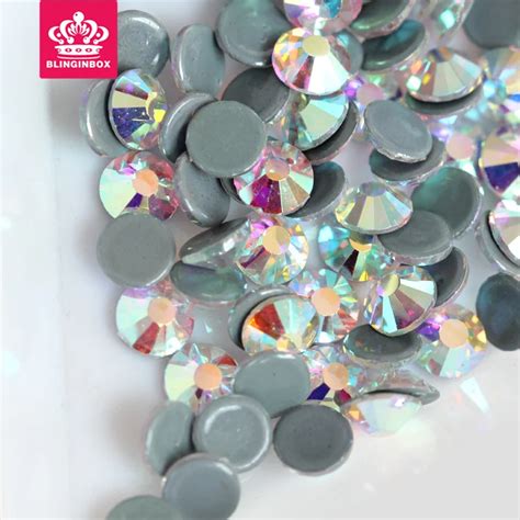 Hot Fix Rhinestones Iron On Rhinestones For Clothes High Quality SS SS SS SS Glass