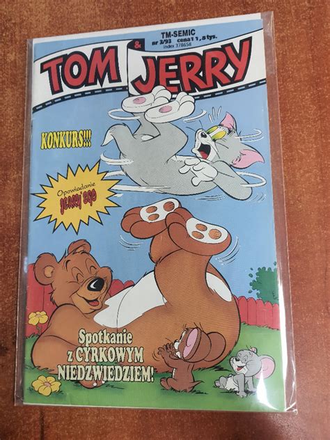 KOMIKS TOM I JERRY NR 3 1993 TM SEMIC koszulka Tarnowskie Góry