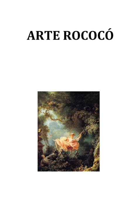 PDF ARTE ROCOCÓ PDF fileARTE ROCOCÓ El estilo Rococó nace en