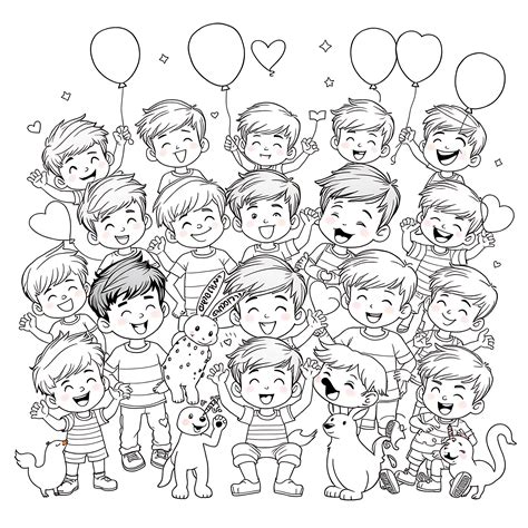 Best Collage Coloring Pages (Free Printable PDF)
