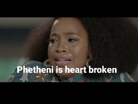 SIBONGILE THE DLAMINIS 27 MARCH 2024 Phetheni Is Heart Broken