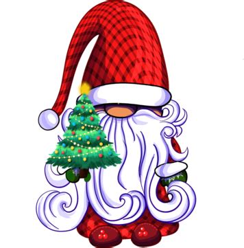 Santa Hat Clipart Hd PNG Christmas Gnome Santa Hat Celebrates