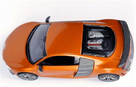 Audi R8 GT Samoa Orange Met Werbemodell Schuco 5011018413 In Der 1zu87