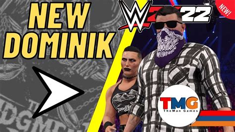 Wwe 2k22 How To Create New Dominik Mysterio Attire Youtube