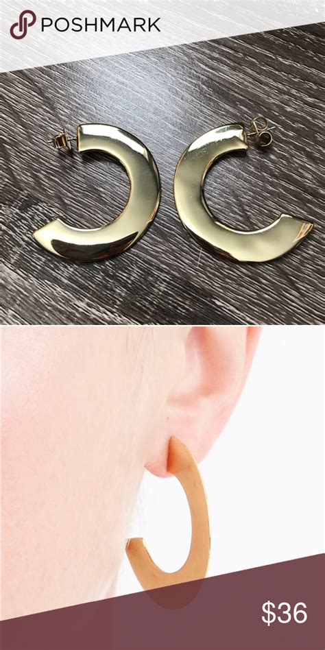 J Crew Disc Hoop Earrings Brand New Hoop Earrings Earrings Jewelry