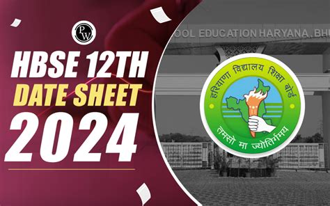 Hbse Th Date Sheet Out Haryana Board Th Date Sheet