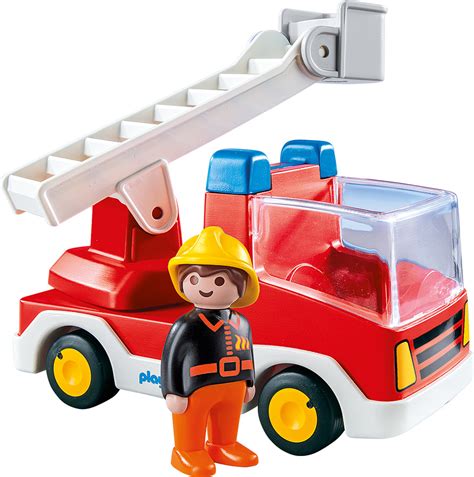 Playmobil 123 Ladder Unit Fire Truck Toms Toys