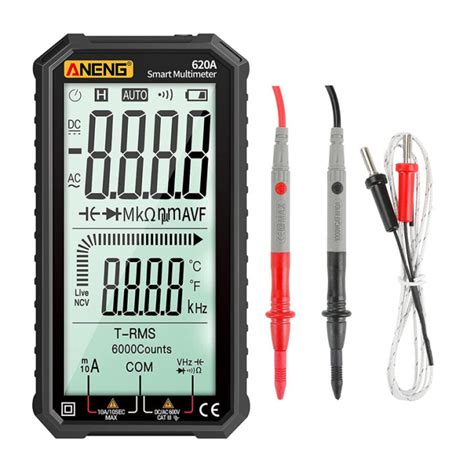 In Lcd Screen Digital Multimeter Tester Kit Trms Counts