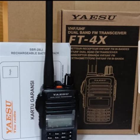 Jual Ht Yaesu Ft X Dual Band Ori Garansi Yaesu Ft X Dualband Yaesu X