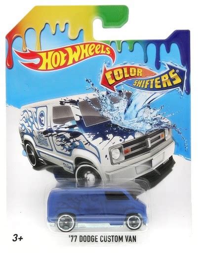 HOT WHEELS AUTÍČKO MĚNÍCÍ BARVU DODGE CUSTOM VAN za Kč Allegro