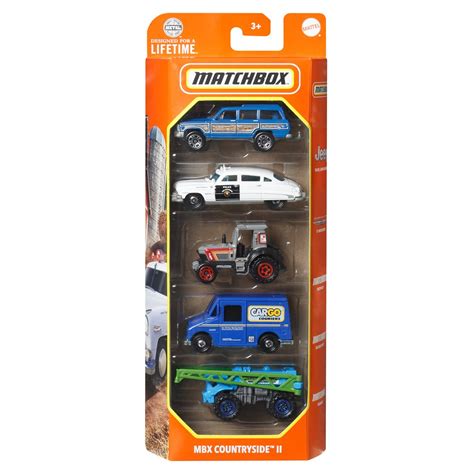 Matchbox Car Collection 5 Pack 2024 Mix 2 Vehicle Case Of 12