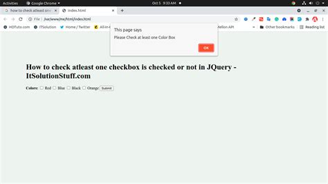 How To Check At Least One Checkbox Is Checked In Jquery Printable