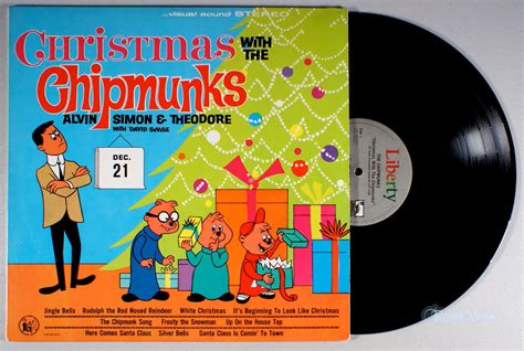 Chipmunks Christmas with the 1962 Vinyl LP Alvin & | Etsy