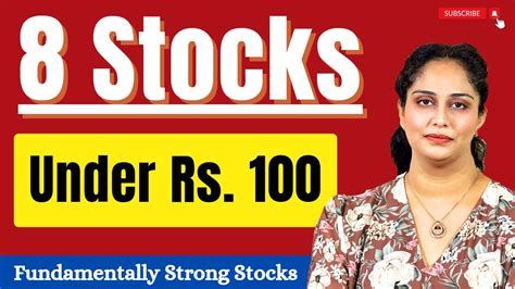 Fundamentally Strong Stocks Under 100 Rs Good Stocks To Buy Under